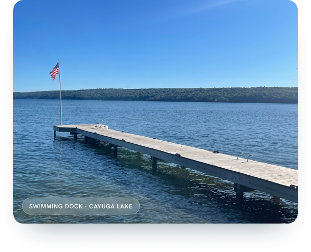Swimming Dock at Kelley Marine Center